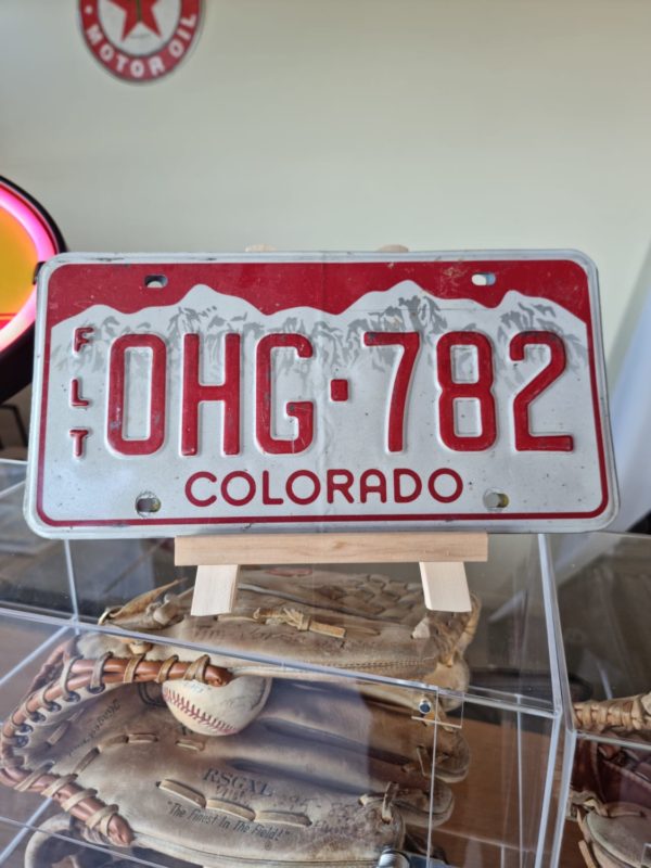 Plaque immatriculation US – Colorado